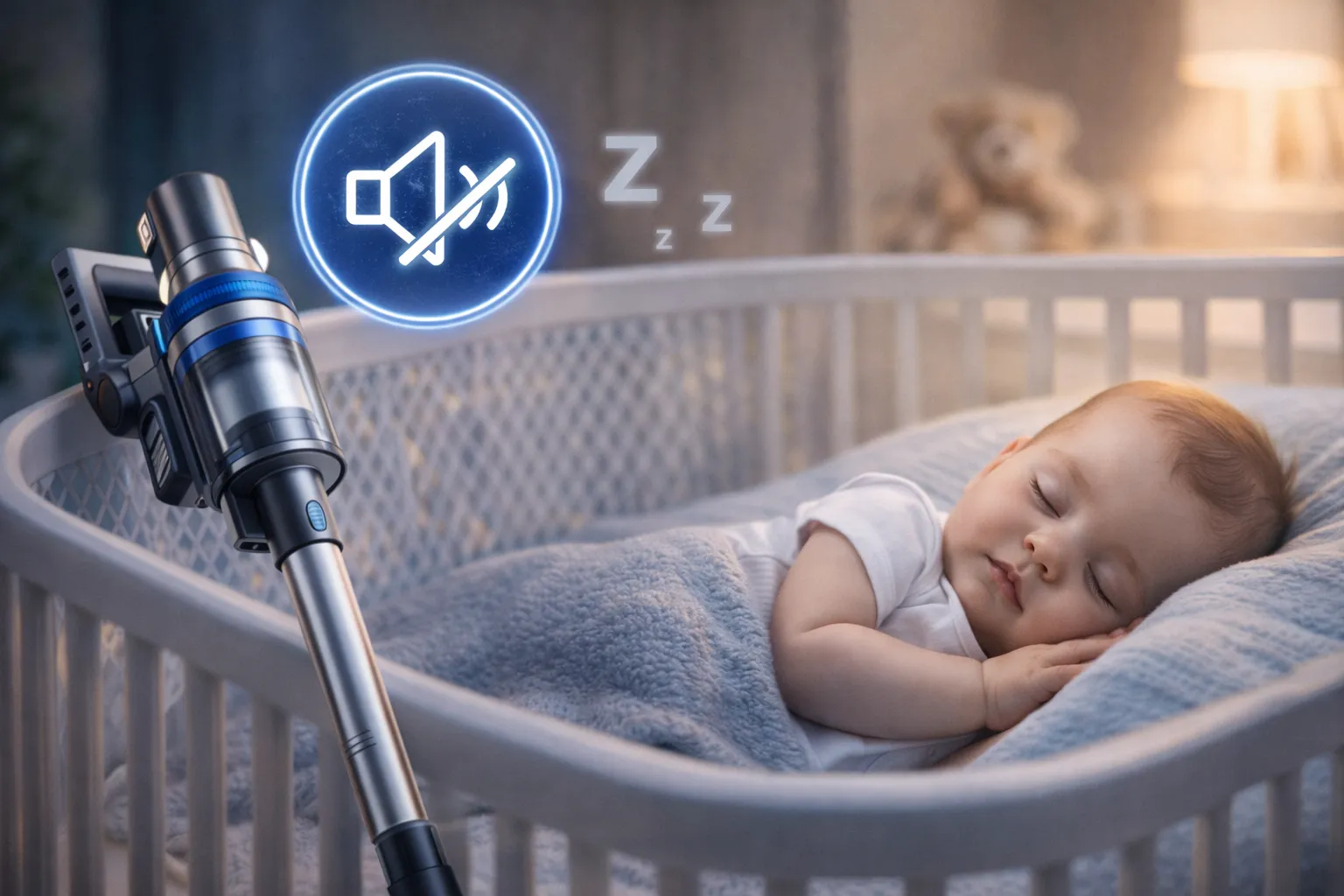 Illustration de l'article : Aspirateur silencieux pour bébé : lequel choisir en 2026 ?