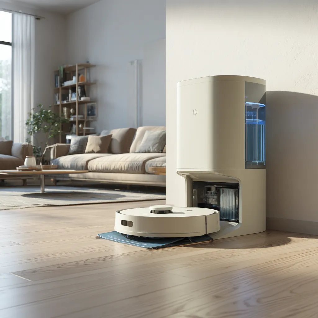 Illustration de l'article : Robot Aspirateur avec Station Complète en 2026 : Comparatif des 7 Meilleurs Modèles