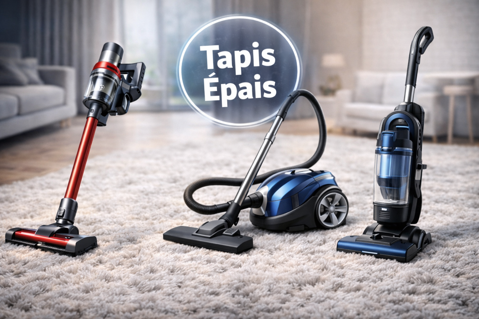 Aspirateur pour tapis épais - Voir l'article complet