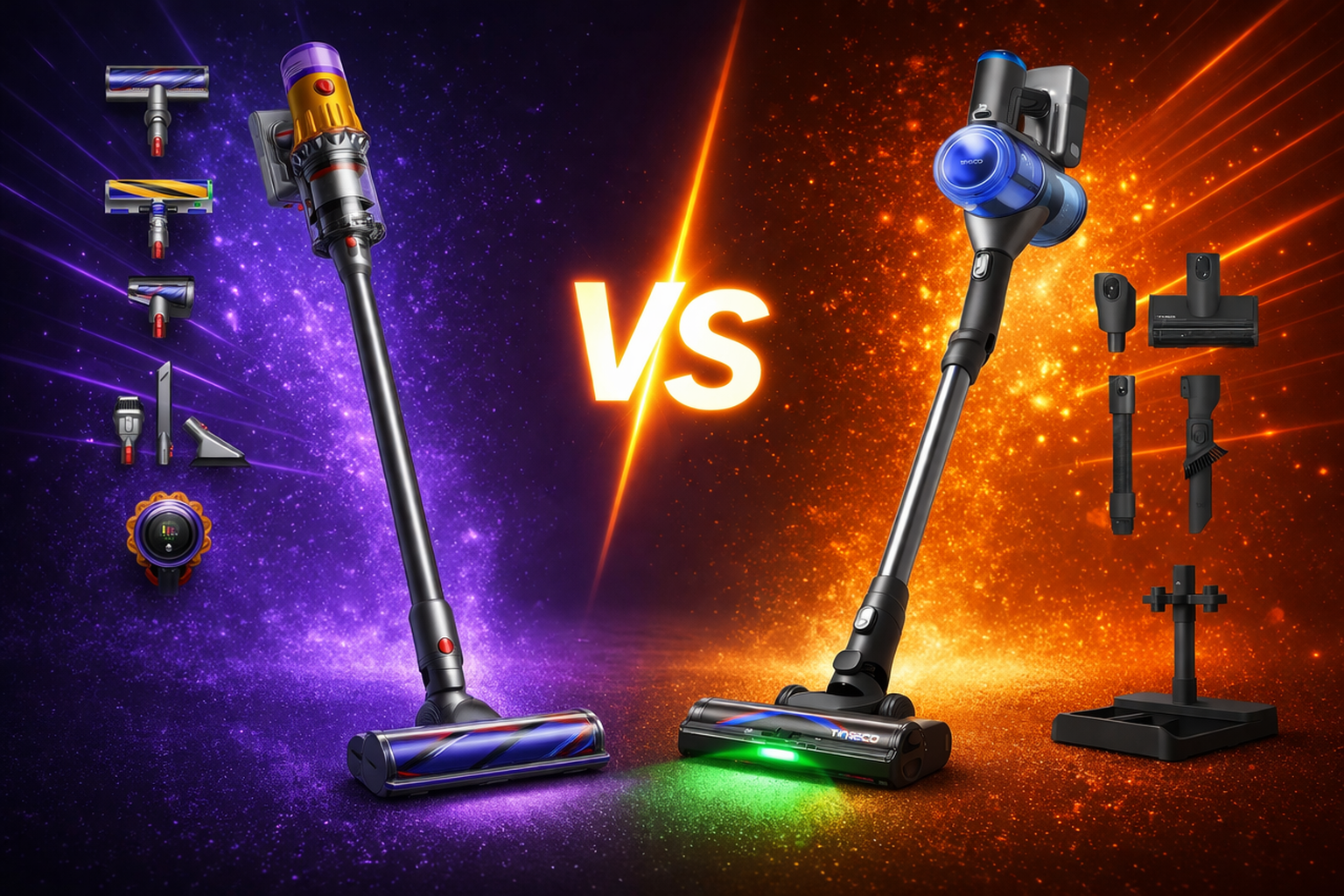 Comparatif : Dyson V12 Detect Slim vs Tineco Pure One S70 (2026) : comparatif complet