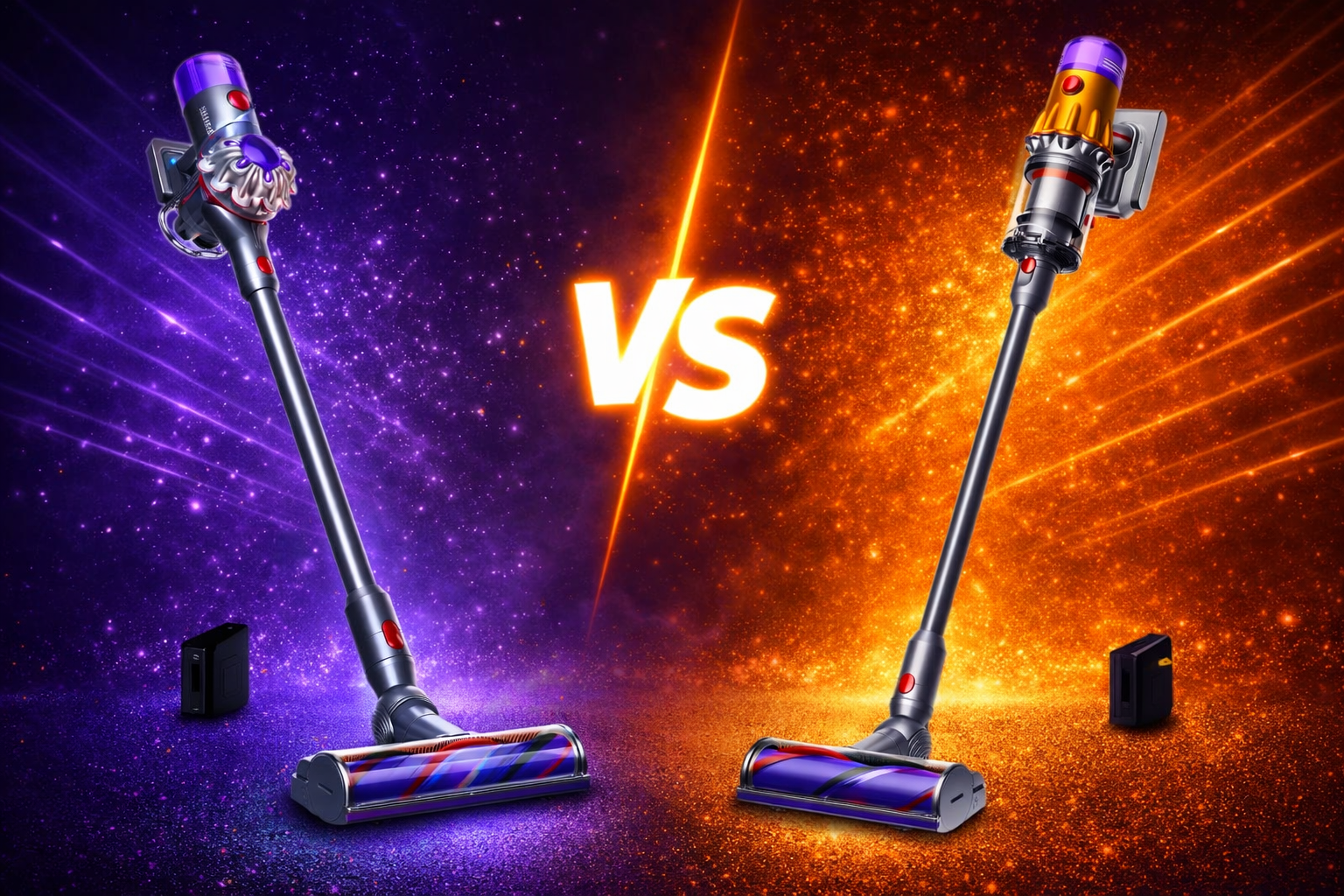 Comparatif : Dyson V8 Origin vs Dyson V12 Detect Slim (2026) : comparatif complet