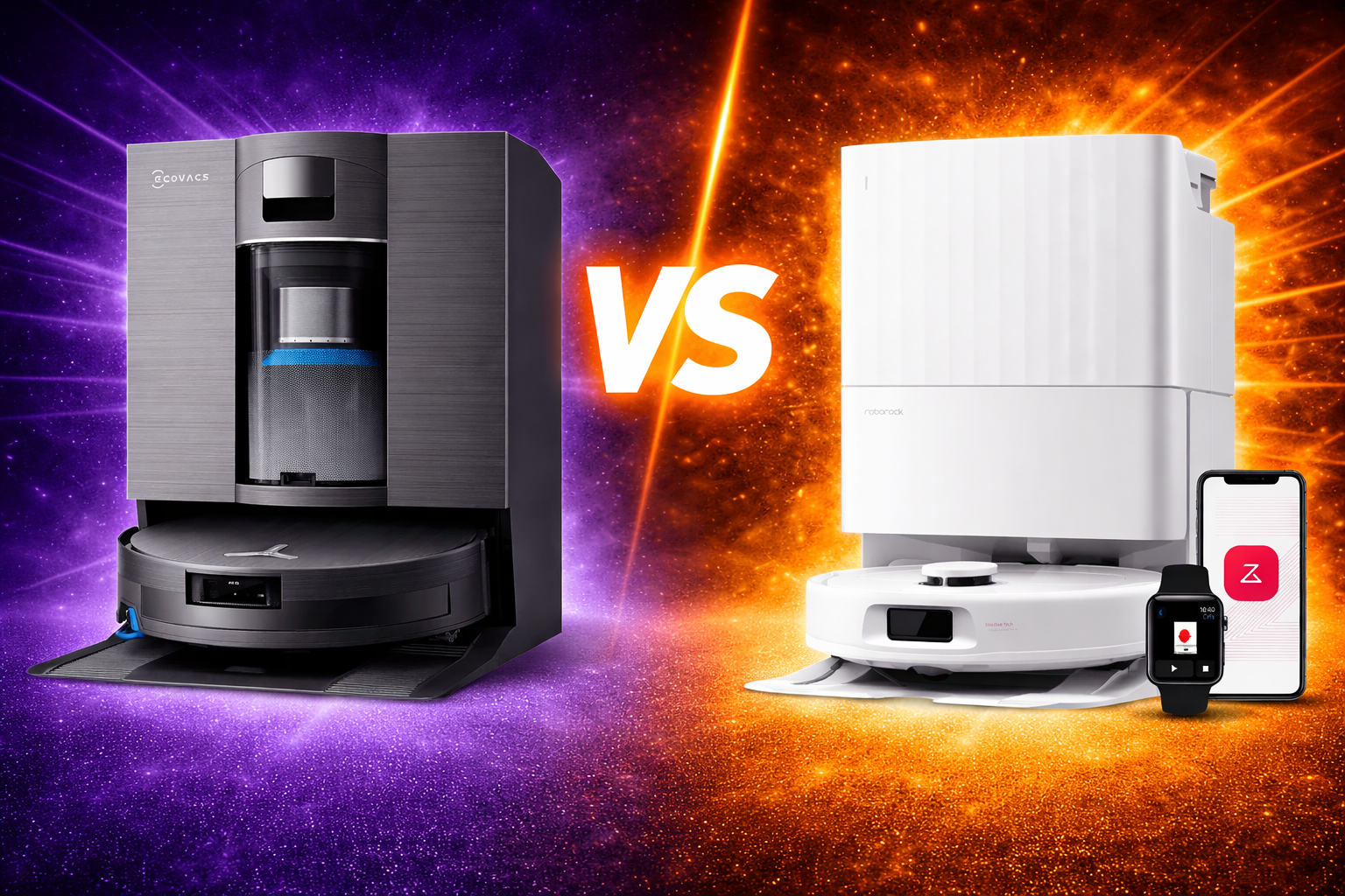 Comparatif : ECOVACS X11 Omni Cyclone vs Roborock QV 35A (2026)